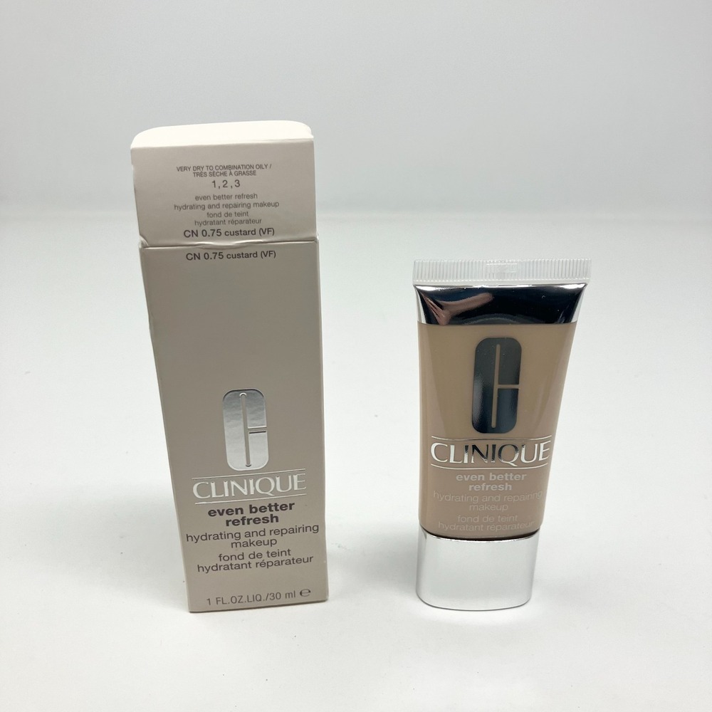 Clinique Even Better Refresh Makeup in CN 0.75 Custard (VF) 1 oz/30ml New in Box
